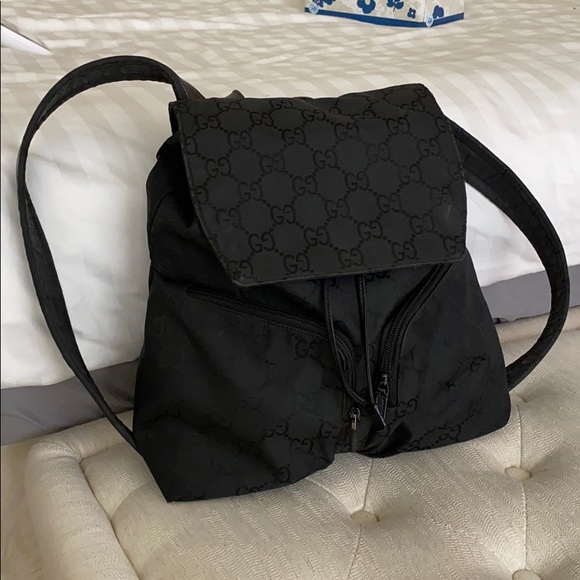 Gucci Handbags - Gucci Monogram Backpack